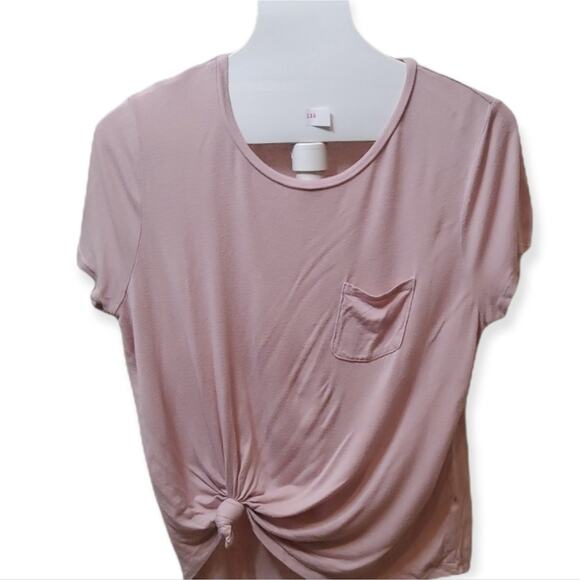 .Aeropostale Seriously Soft Perfect Crew Pocket Tee Size XL Pink - Picture 2 of 7